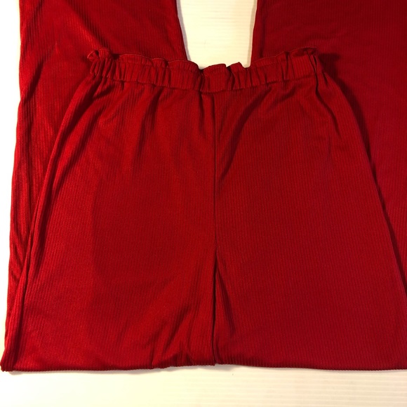 NWT Francesca’s Kamila Ruffle Waist Lounge Pants S - Picture 4 of 8